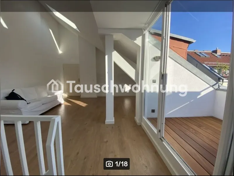 Tauschwohnung: Teilgewerbe: Dachgeschoss-Maisonette nahe Rosenthaler — photo 1